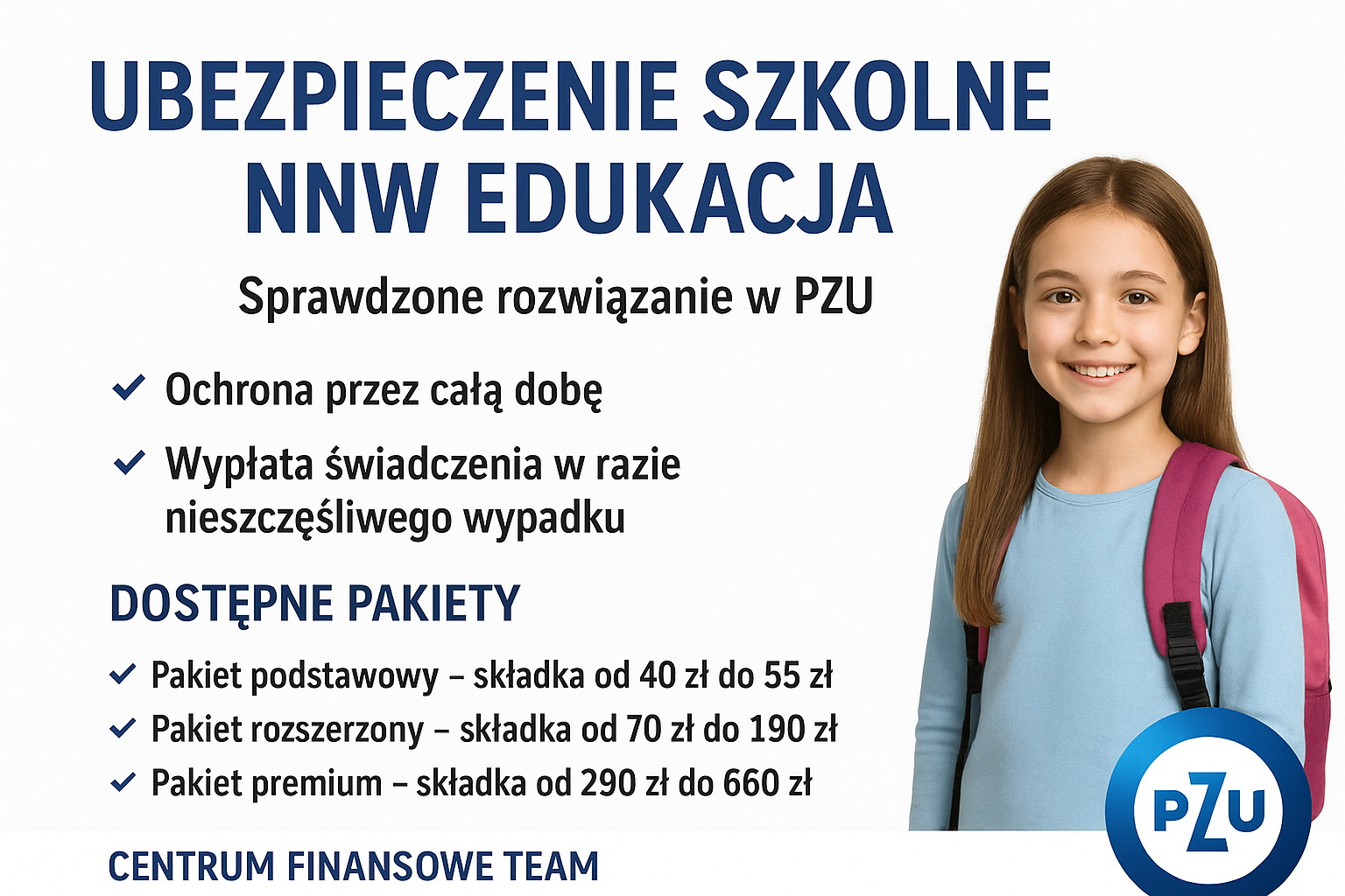 Ubezpieczenie NNW Edukacja PZU