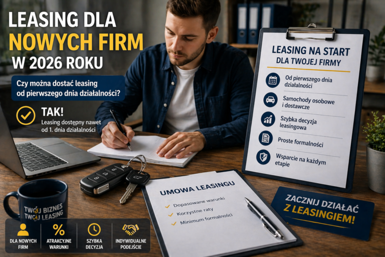 Leasing dla nowych firm w 2026 roku