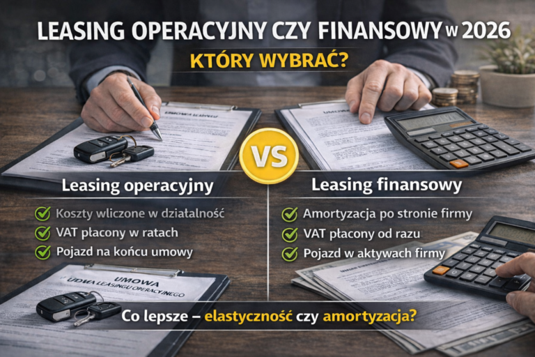 Leasing operacyjny czy finansowy w 2026