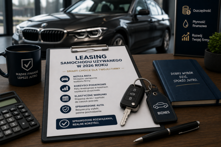Leasing samochodu używanego w 2026 roku – czy to się opłaca