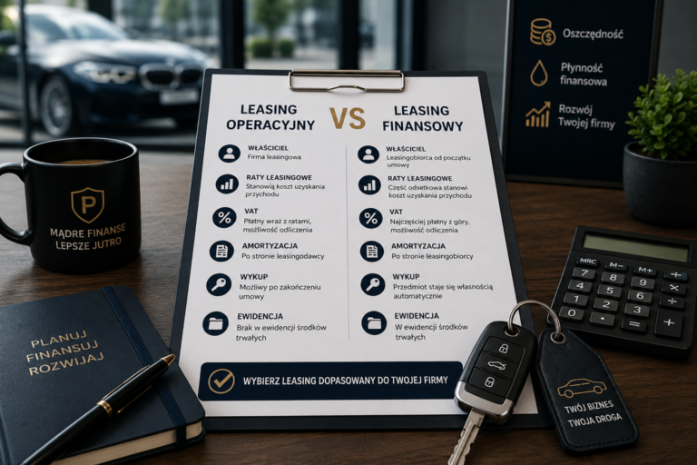 Leasing operacyjny czy leasing finansowy – jakie są różnice w 2026 roku?