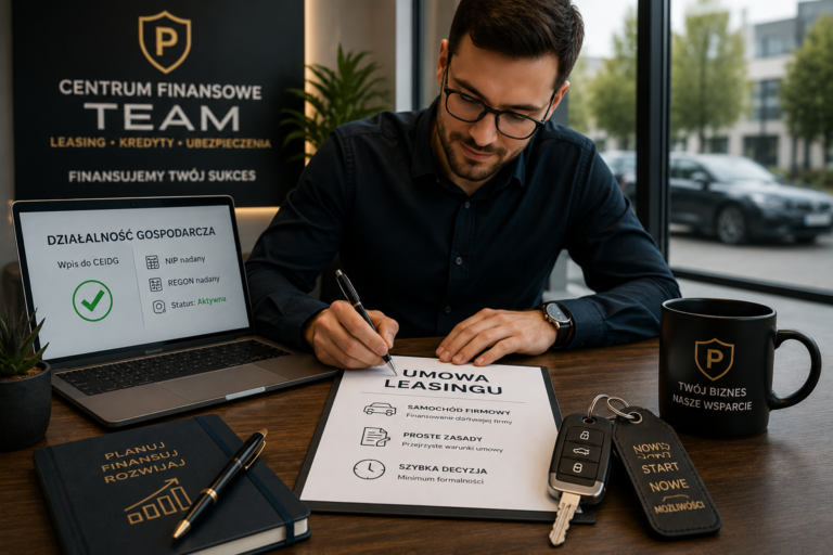 Leasing samochodu dla nowej firmy