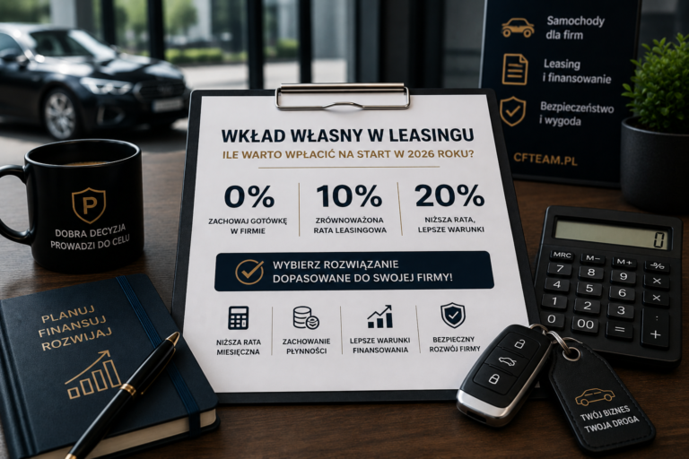 Wkład własny w Leasingu 0 10 20 procent